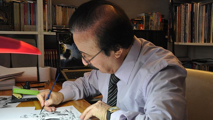 Türk kahramanlarını çizdiği karikatürlerle canlandırdı Eskişehirli sanatçı Bahattin Atak çizgi romanlarıyla tarihe ışık tutuyor