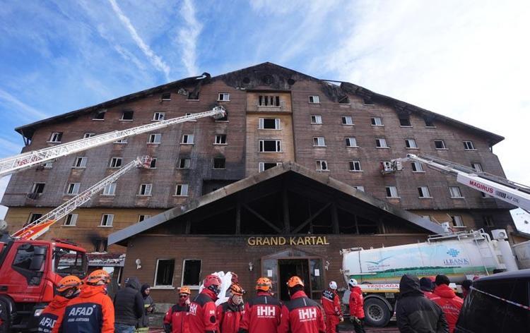 Kartalkayadaki Grand Kartal Otel yangınına ilişkin bilirkişi raporu hazırlandı