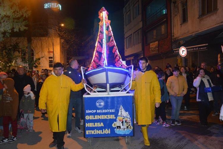 Sinop’ta geleneksel helesa yürüyüşü coşkuyla kutlandı