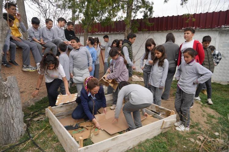 Niğdedeki okullarda iklim dostu proje Okullarda uygulanıyor