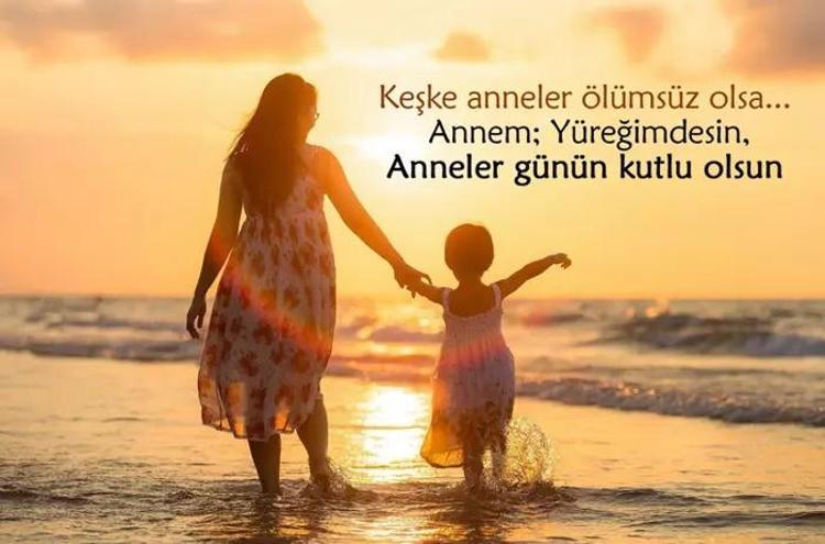 Ölen anne için paylaşılacak Anneler Günü mesajları resimli 2025 Vefat eden Anneye özlem dolu sözler
