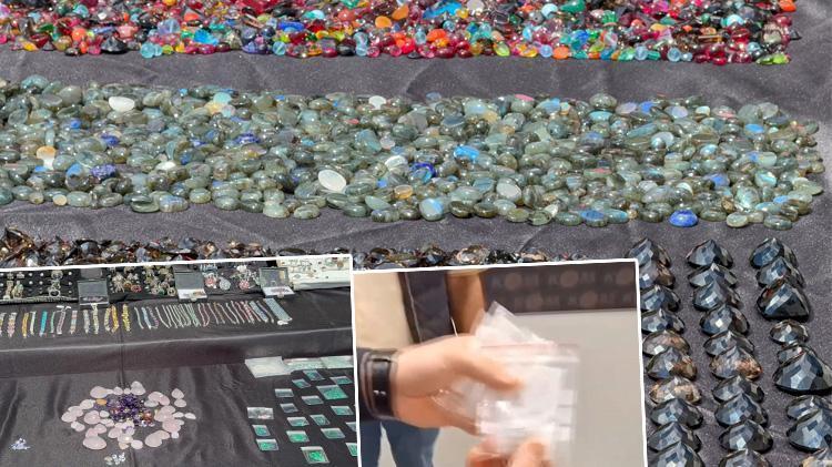 Her biri servet değerinde İstanbul’da pırlanta kaçakçılarına büyük darbe