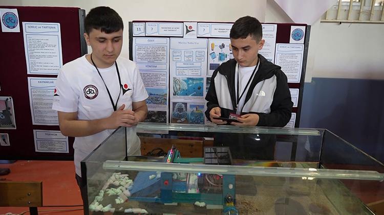 Sahil kentlerinin en büyük problemine lisesiler çözüm buldu Bu proje büyük ilgi gördü