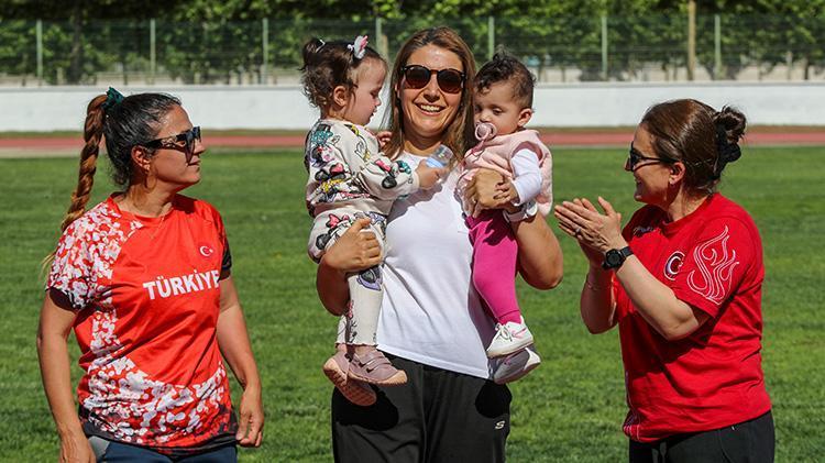 Diyarbakırın süper anneleri: Hem şampiyon yetiştiriyor hem bebek büyütüyorlar Çocuğum sahada büyüdü