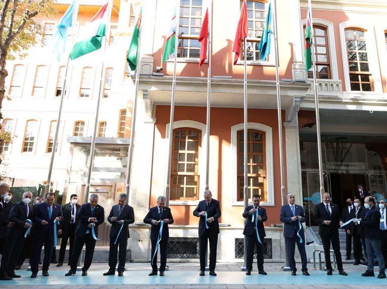 Cumhurbaşkanı Erdoğan, Türk Konseyi Genel Sekreterliği binasının resmi  açılışını yaptı