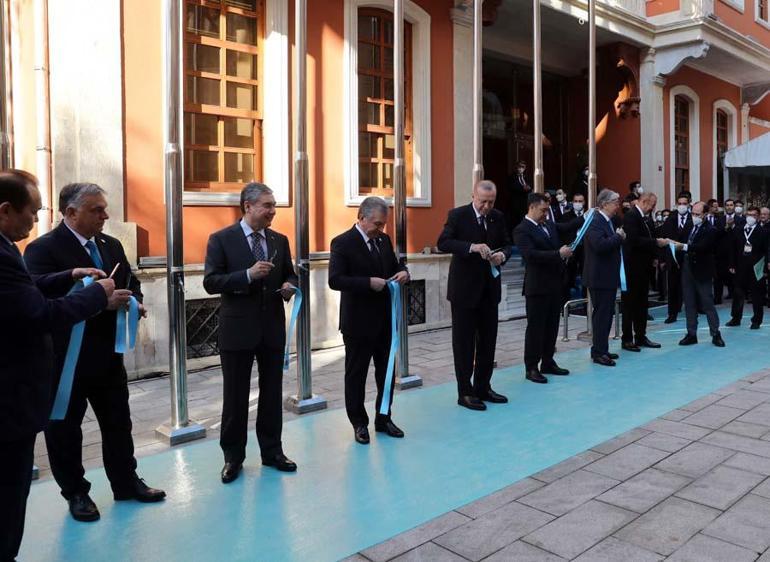Cumhurbaşkanı Erdoğan, Türk Konseyi Genel Sekreterliği binasının resmi  açılışını yaptı