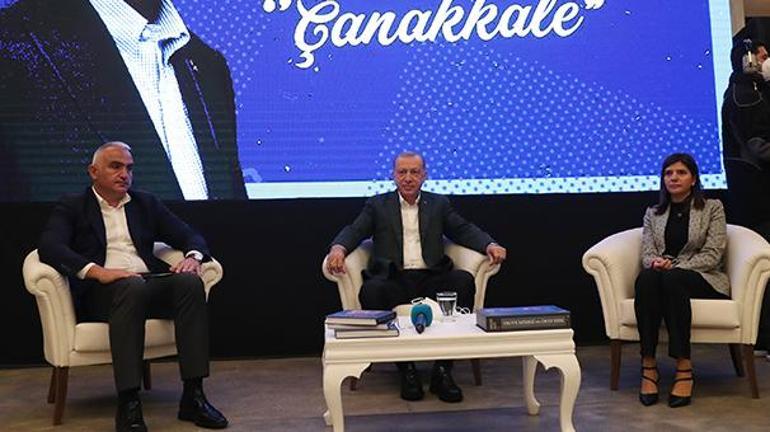 Cumhurbaşkanı Erdoğan Çanakkalede gençlerle bir araya geldi