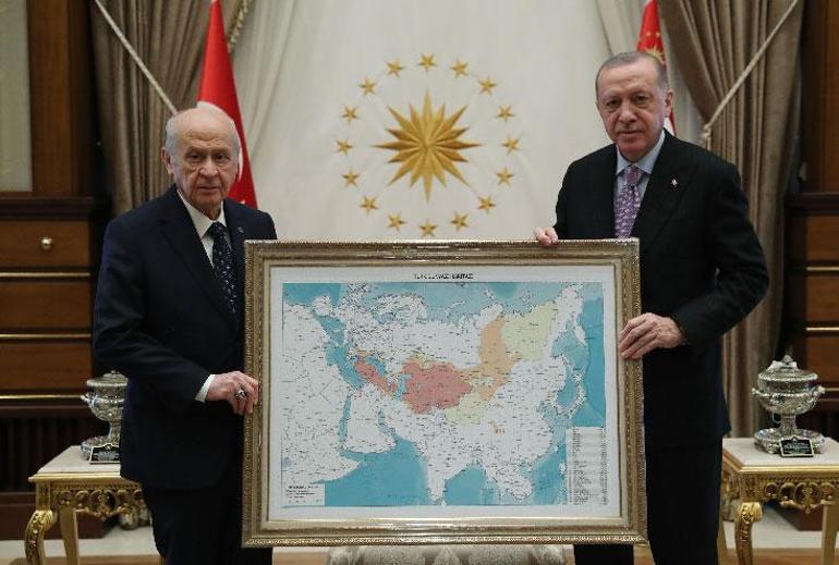 Cumhurbaşkanı Erdoğan ile Devlet Bahçeli görüştü