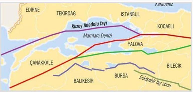 Kuzey Anadolu Fay Hattı hangi illerden geçiyor Kuzey Anadolu Fay Hattı depremleri ve üzerindeki iller…