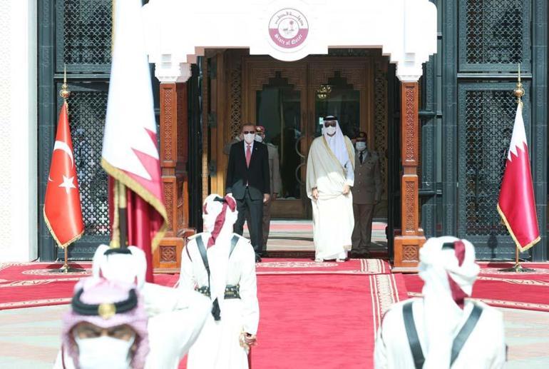 Türkiye ile Katar arasında tarihi anlaşma Cumhurbaşkanı Erdoğan Katar Emiri El Sani ile görüştü...