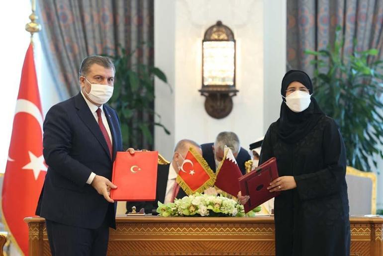 Türkiye ile Katar arasında tarihi anlaşma Cumhurbaşkanı Erdoğan Katar Emiri El Sani ile görüştü...