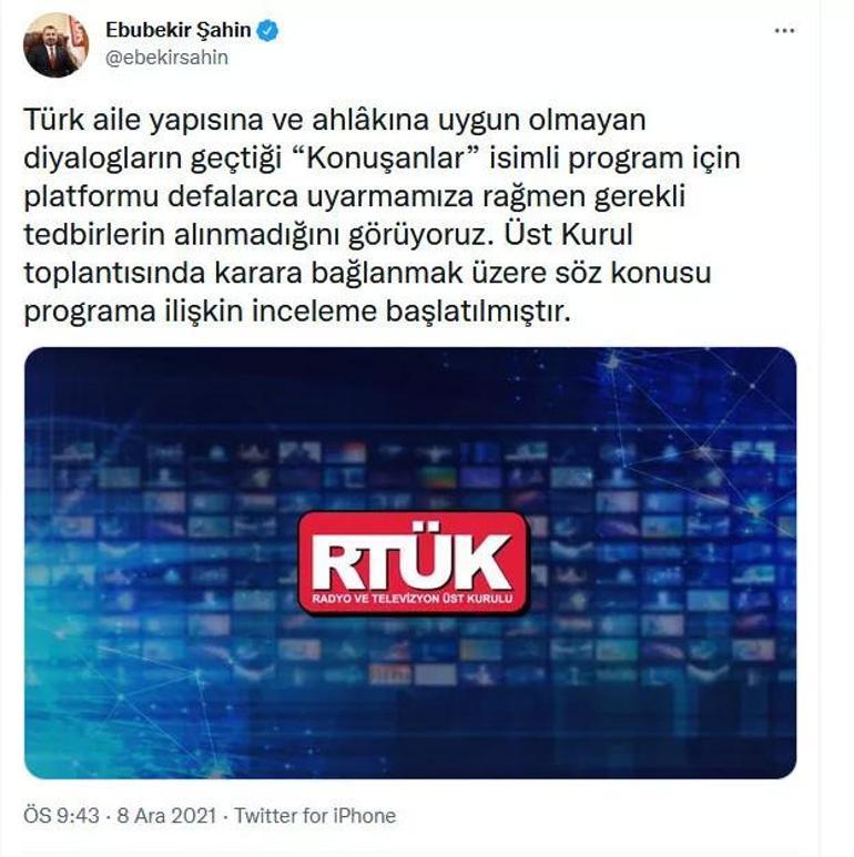 Hasan Can Kayaya şok RTÜK Başkanı sosyal medyadan duyurdu...