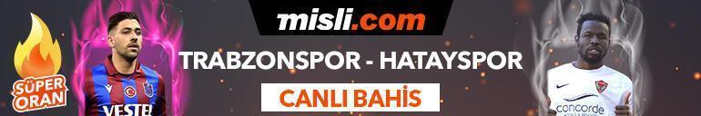 Trabzonspor - Hatayspor maçı canlı bahis heyecanı Misli.comda