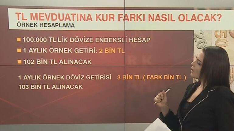 TL mevduatına kur farkı nasıl olacak Uzmanlar detayları canlı yayında anlattı