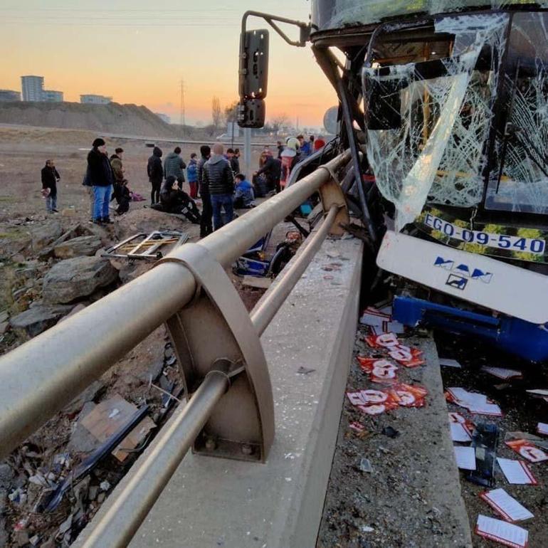 Son dakika...Ankarada otobüs kazası: Çok sayıda yaralı var...