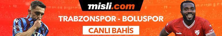 Trabzonspor - Boluspor maçı Tek Maç ve Canlı Bahis seçenekleriyle Misli.com’da