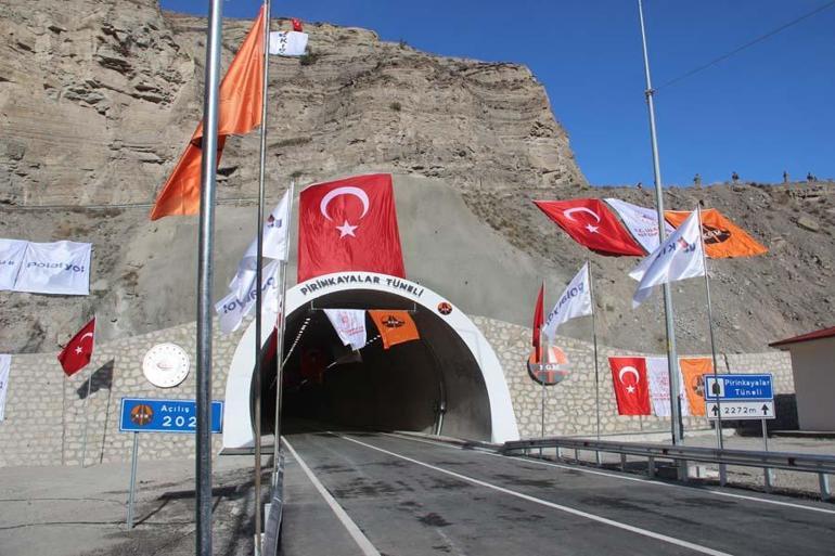 Pirinkayalar Tüneli açıldı Cumhurbaşkanı Erdoğan: Bu tünel uluslararası bağlantıların parçası olacak