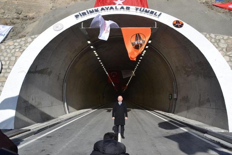Pirinkayalar Tüneli açıldı Cumhurbaşkanı Erdoğan: Bu tünel uluslararası bağlantıların parçası olacak