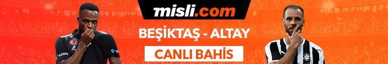 Beşiktaş - Altay maçı Tek Maç ve Canlı Bahis seçenekleriyle Misli.com’da
