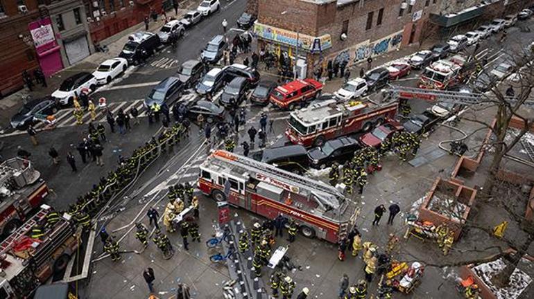 ABDnin New York kentinde yangın faciası Çok sayıda ölü ve yaralı var