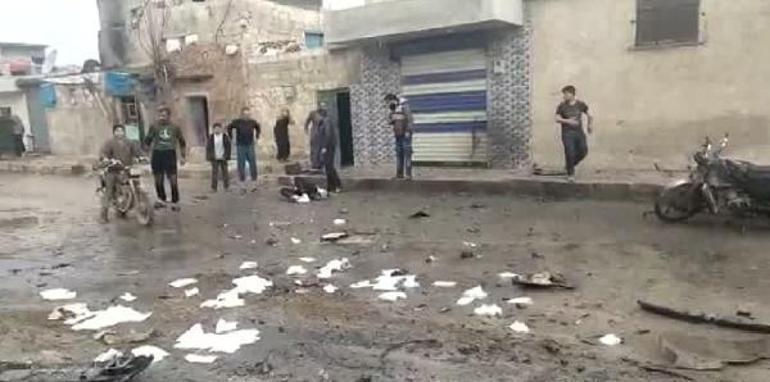 PKK/YPGden bomba yüklü araçla saldırı: 1 ölü, 2 yaralı