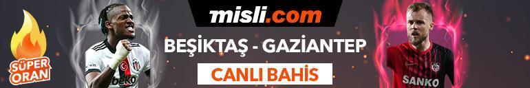 Beşiktaş - Gaziantep FK maçı Tek Maç ve Canlı Bahis seçenekleriyle Misli.com’da