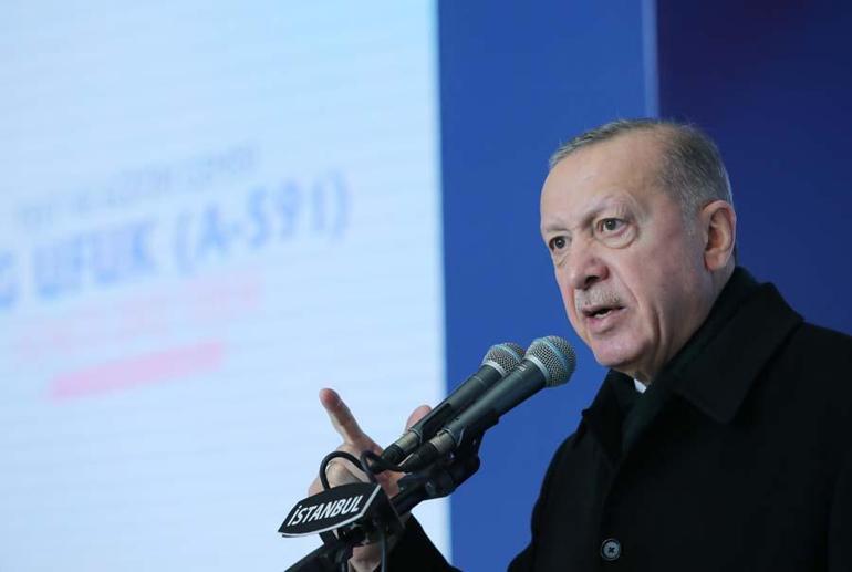 Türkiyenin ilk istihbarat gemisi Cumhurbaşkanı Erdoğan: Bugüne kadar dışardan alıyorduk artık milli ve yerlisine sahibiz