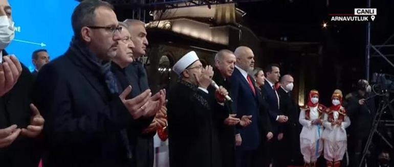 Cumhurbaşkanı Erdoğandan Ethem Bey Camii açılışında flaş açıklamalar