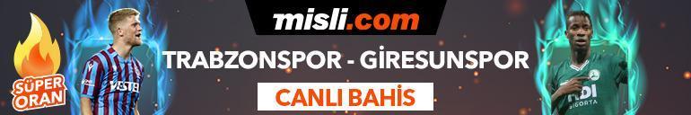 Trabzonspor - Giresunspor maçı Tek Maç ve Canlı Bahis seçenekleriyle Misli.com’da