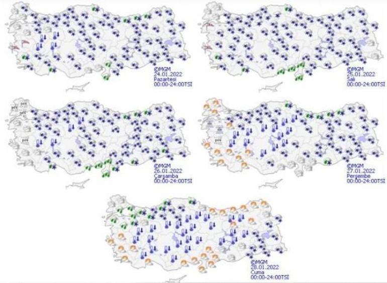 İstanbul’da kar yağışı ne kadar sürecek Kar yağışı İstanbulda kaç gün sürecek, ne zaman bitecek