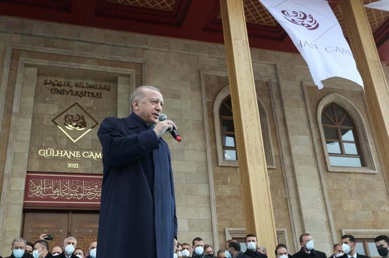 Cumhurbaşkanı Erdoğan Gülhane Camiinin açılışını yaptı