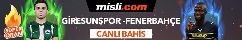 Giresunspor - Fenerbahçe maçı Tek Maç ve Canlı Bahis seçenekleriyle Misli.com’da