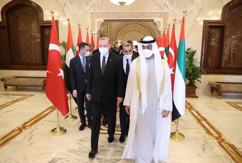 Cumhurbaşkanı Erdoğan BAEde iki ülke arasında kritik 12 anlaşma imzalandı