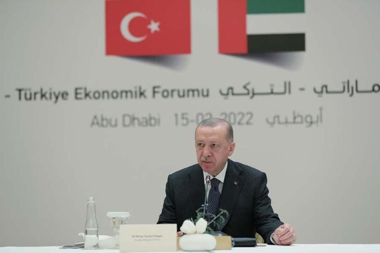 Türkiye - BAE Yatırım Toplantısı Cumhurbaşkanı Erdoğan: Her türlü desteğe hazırız