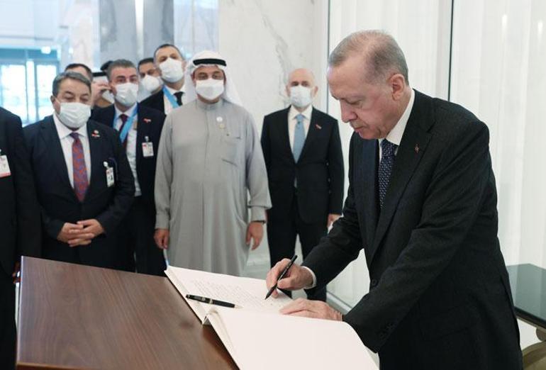 Dubaide tarihi gün Cumhurbaşkanı Erdoğandan TOGG mesajı