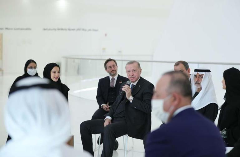 Cumhurbaşkanı Erdoğan, Dubai Expoda gençlerle buluştu: Gönül elçileri olarak hareket etmenizi bekliyoruz