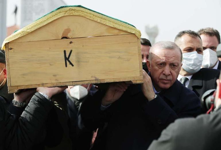 Cumhurbaşkanı Erdoğan, Ahmet Erdoğanın cenaze törenine katıldı