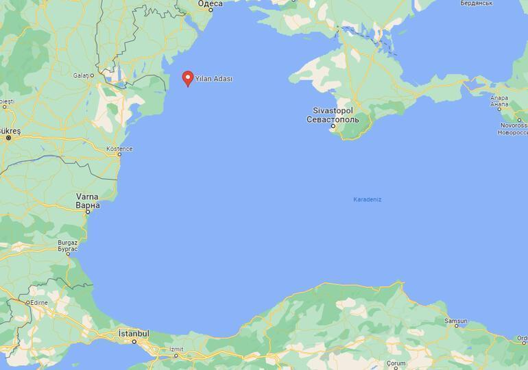 Yılan adası nerede Yılan adası kimin kontrolünde Yılan adasının önemi ne İşte Yılan adasının haritadaki konumu