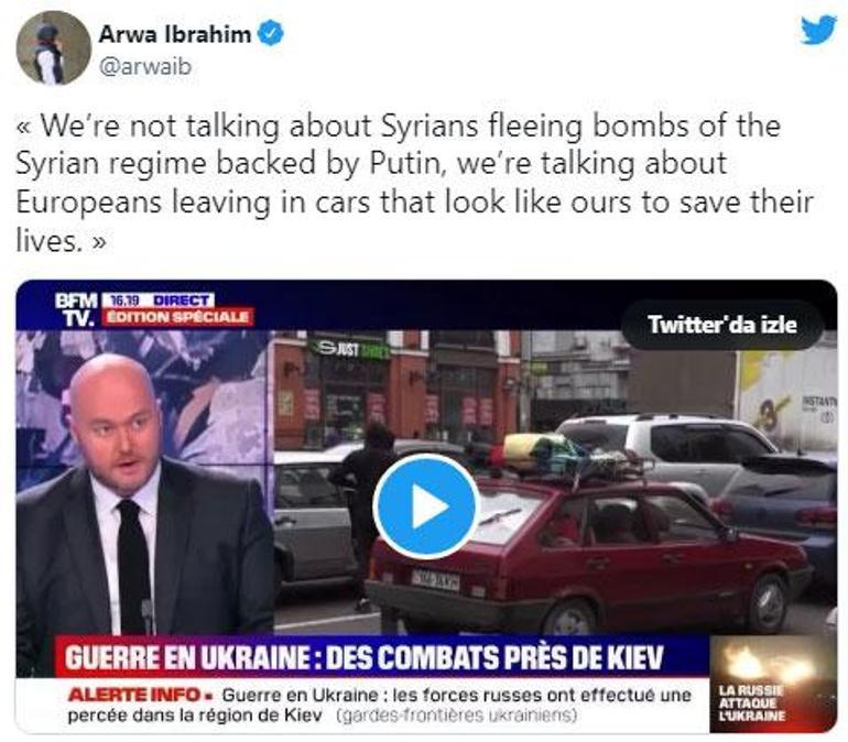 Batı medyasından Ukrayna-Rusya savaşında ırkçı sözler: Burası Irak veya Afganistan değil mavi gözlü ve sarı saçlı insanlar ölüyor...