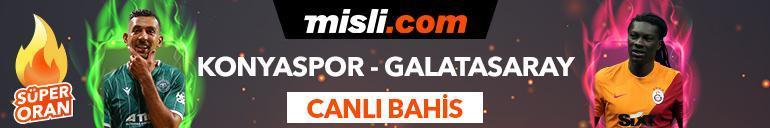 Konyaspor - Galatasaray maçı Tek Maç ve Canlı Bahis seçenekleriyle Misli.com’da