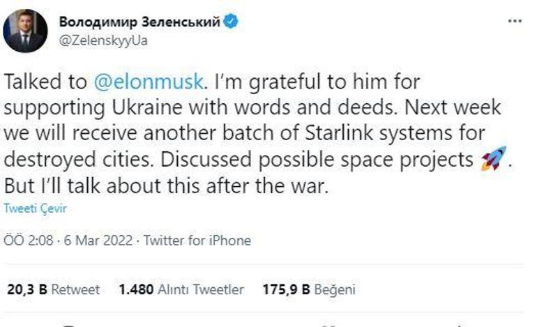 Elon Musktan flaş Rusya kararı Bunu yapmayacağız deyip duyurdu