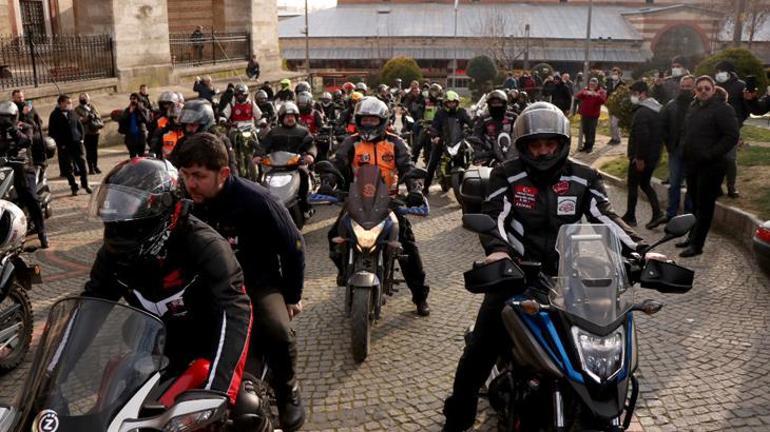 Şaka yaptığı arkadaşının yumruklarıyla ölen Nevrekopu, motosiklet tutkunları uğurladı