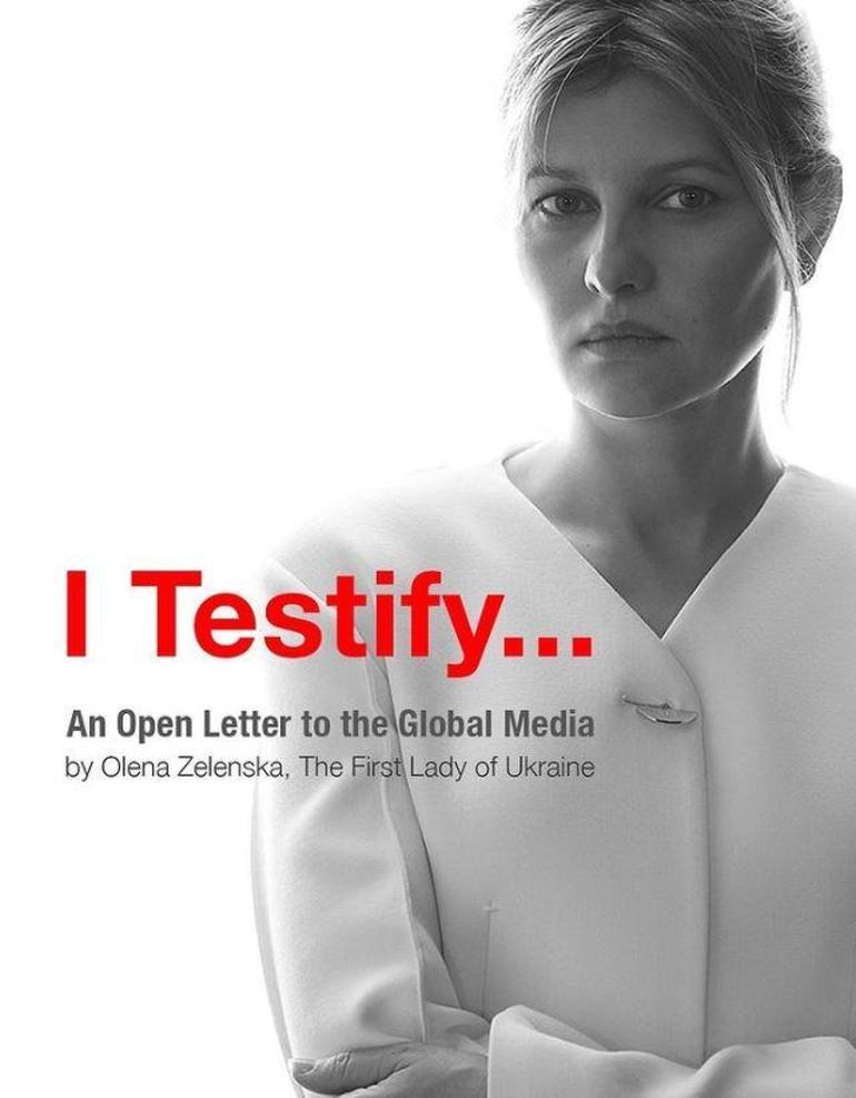 Zelenskinin en güçlü silahı Olena Zelenska Ukrayna First Ladysi bu kez bir mektup yazdı...