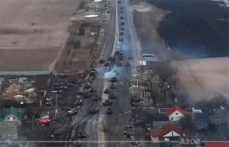 Rusya-Ukrayna savaşında son durum... Kiev yakınlarına gelen Rus tankları pusuya düşürüldü...