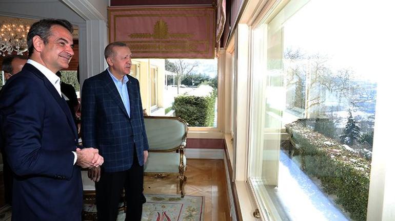 Cumhurbaşkanı Erdoğan ile Yunanistan Başbakanı Miçotakis arasında kritik görüşme
