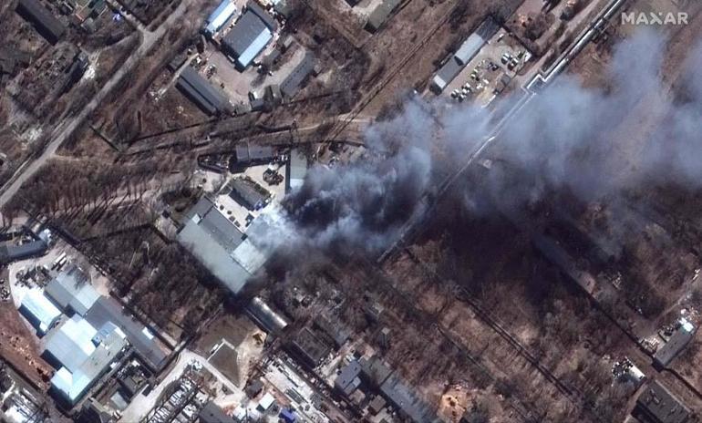 Rusya - Ukrayna savaşında son dakika haberleri... Rusya Kieve bomba yağdırdı Karadenizde arka arkaya patlamalar meydana geldi...