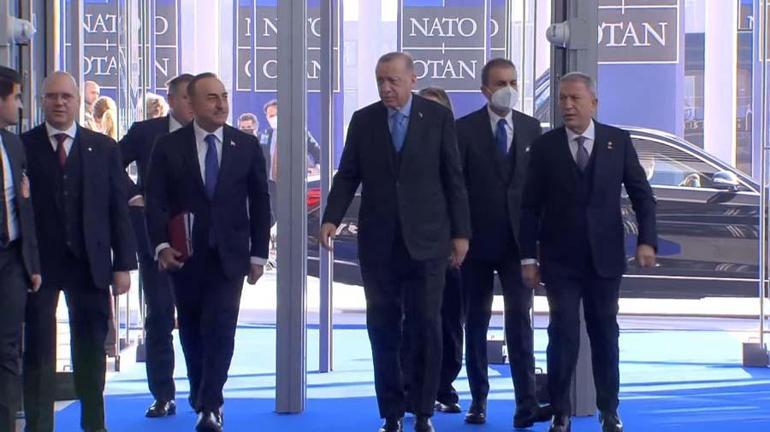 Cumhurbaşkanı Erdoğan NATO Karargahında