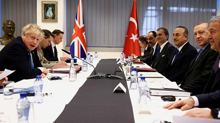 Cumhurbaşkanı Erdoğandan NATO Zirvesinde peş peşe görüşmeler