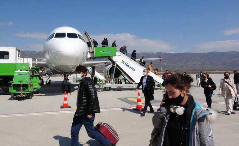 Açılışını Cumhurbaşkanı Erdoğan yapmıştı Tokat havalimanına yoğun ilgi