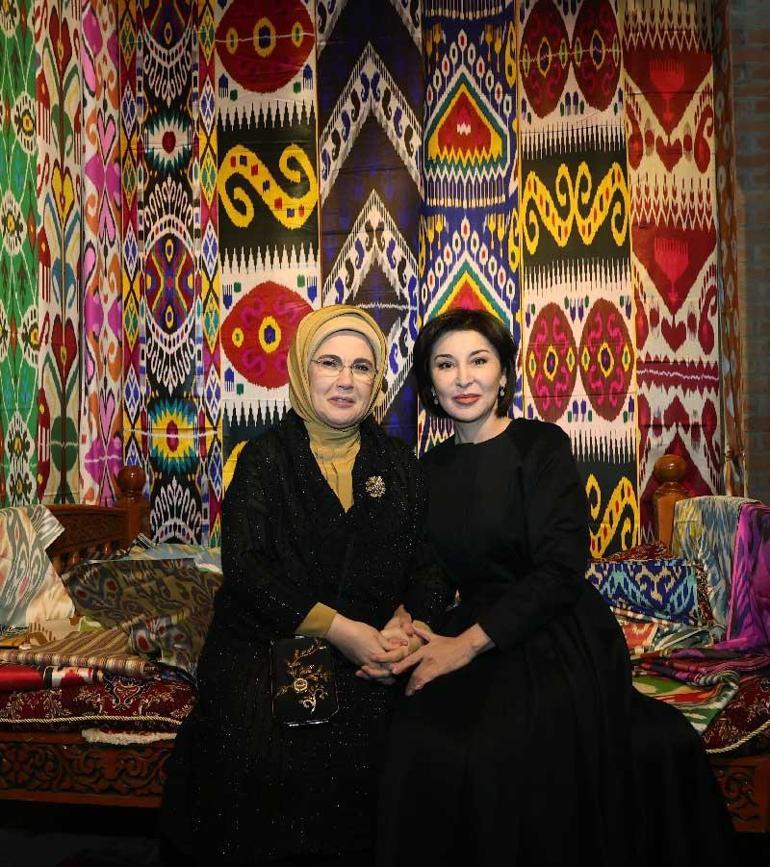 Emine Erdoğan, Taşkentte el işi sanatları müzesini ziyaret etti
